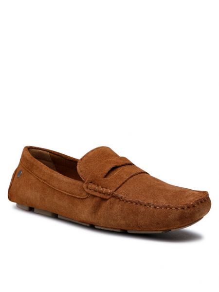 Pantofi loafer din piele de căprioară Jack&jones maro
