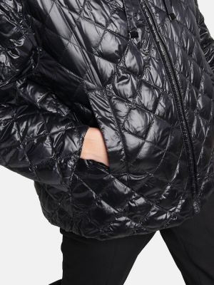 Prošívaná péřová bunda Max Mara černá