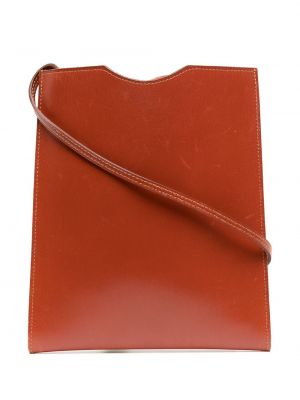 Τσάντα χιαστί Hermès πορτοκαλί