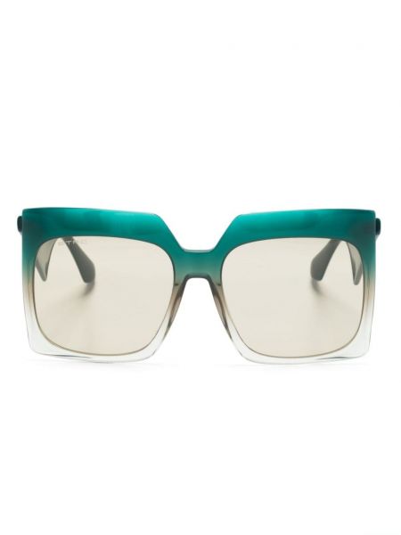 Oversized slnečné okuliare Etro zelená
