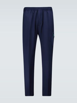 Pantaloni de lână Givenchy albastru