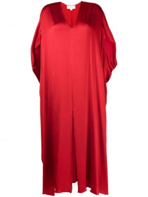 Сатенена рокля Michael Kors Collection червено
