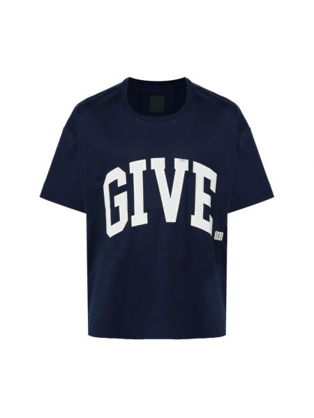 Koszulka Givenchy niebieska