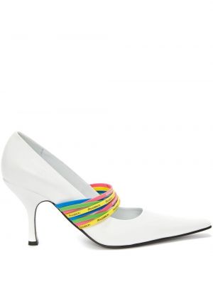 Pumps mit print Jw Anderson weiß