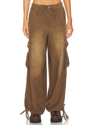 Pantalones cargo Superdown marrón