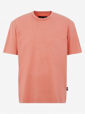 Oranžové tričko s potiskem Gas