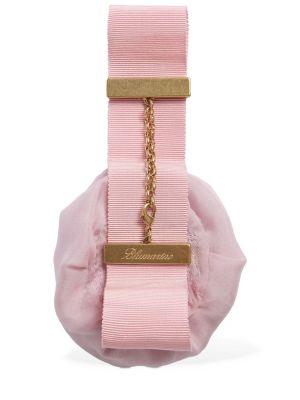 Hedvábný náhrdelník Blumarine růžový