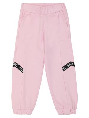 Puuvilla housut 7/8 tytöille Balmain Kids pinkki