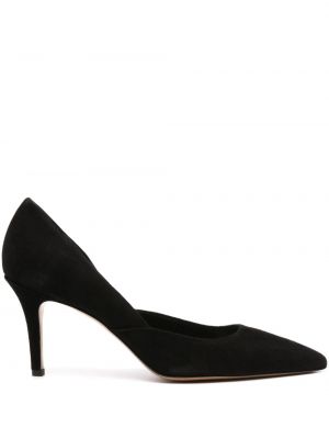 Pantofi cu toc din piele de căprioară Isabel Marant negru