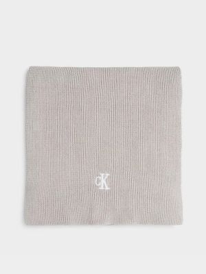 Сірий шарф Calvin Klein