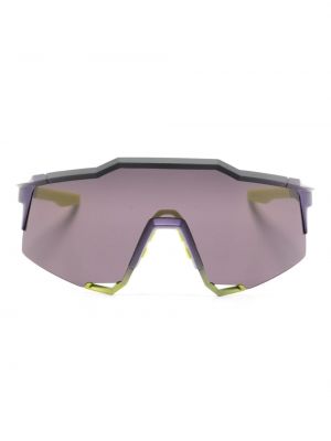 Lunettes de soleil oversize 100% Eyewear violet