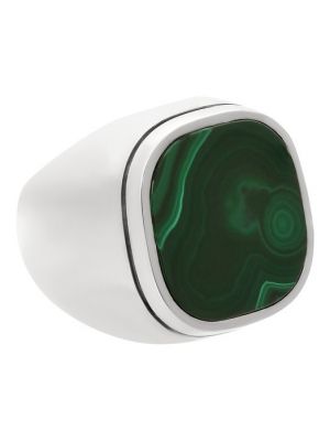Кольцо Gohar зеленое