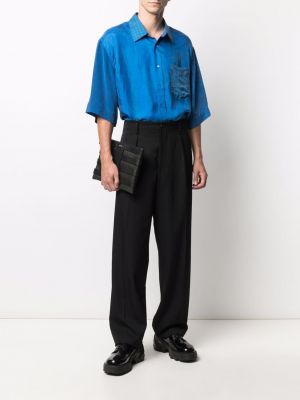 Pantalones Yohji Yamamoto Pre-owned negro
