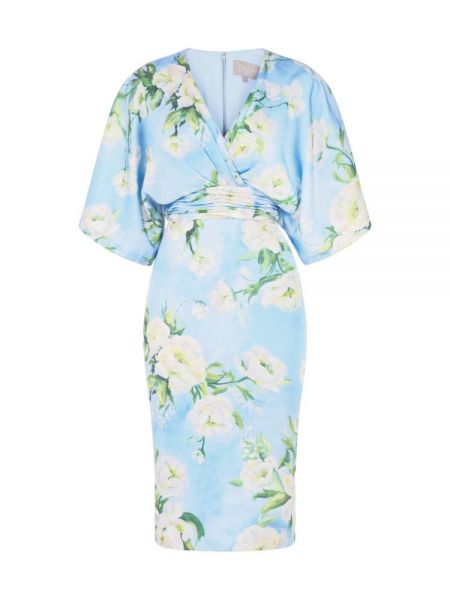 Платье-кимоно с принтом Liana Theia, Blue Multi