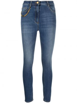 Skinny jeans Elisabetta Franchi blau