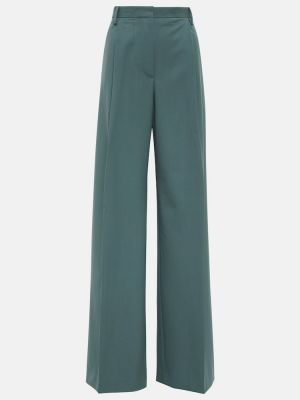 Pantaloni a vita alta baggy Dries Van Noten blu