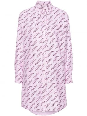 Kleid mit print Kenzo pink