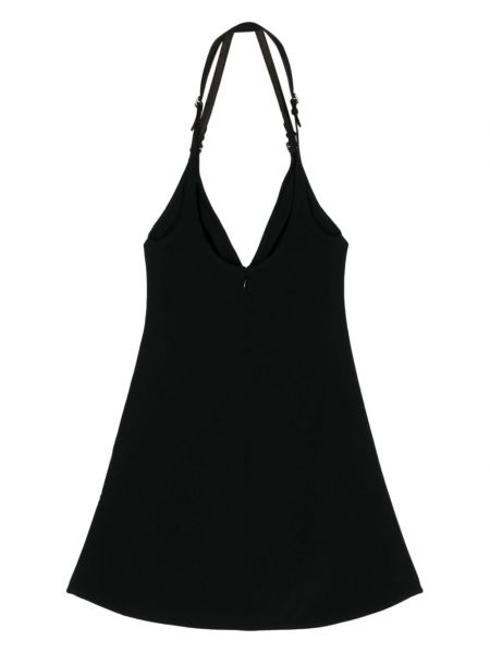 Páskové šaty Courrèges černé