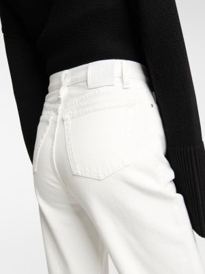 Straight leg jeans Toteme bianco