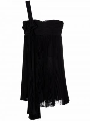 Plissert asymmetrisk dress Dsquared2 svart