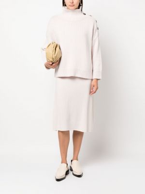 Pletené sukně Yves Salomon bílé