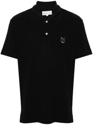 Polo krekls Maison Kitsuné melns