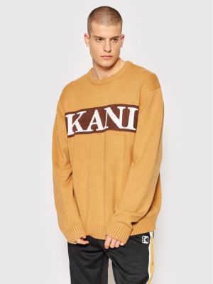 Пуловер Karl Kani кафяво
