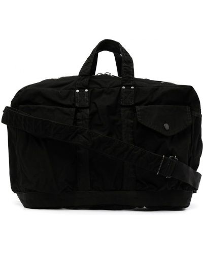 Bolsa de viaje con bolsillos Porter-yoshida & Co. negro