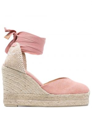 Espadrillos med kilklack Castañer rosa