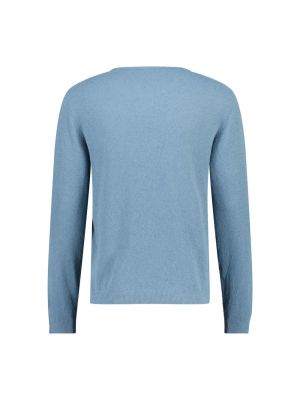 Dzianinowy sweter Roberto Collina niebieski