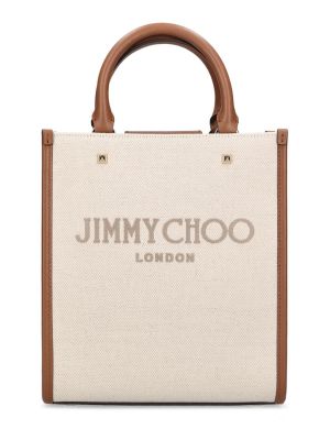 Памучни шопинг чанта Jimmy Choo