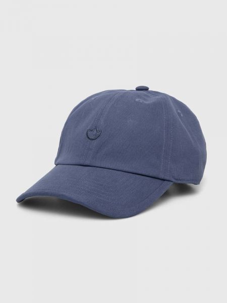 Șapcă din bumbac Adidas Originals albastru