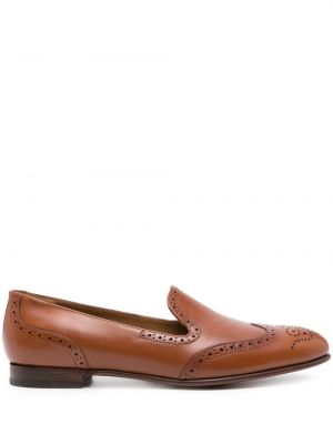 Pantofi loafer din piele Ralph Lauren Collection maro