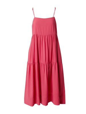 Midi šaty Abercrombie & Fitch ružová