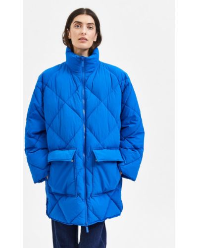 Prehodna jakna Selected Femme modra
