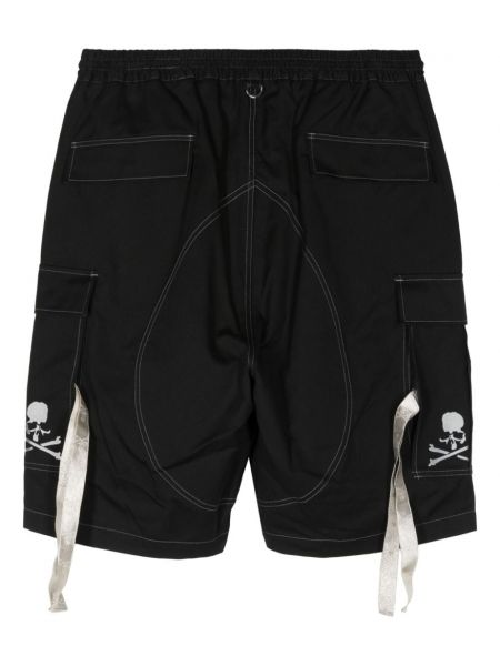 Cargo shorts mit print Mastermind Japan schwarz