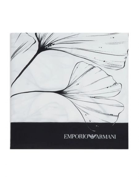 Белый шарф Emporio Armani