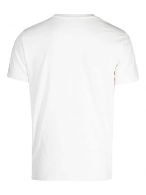 Kokvilnas t-krekls ar apdruku Egonlab balts