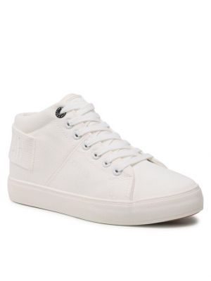 Scarpe in tela con motivo a stelle sportivi Big Star Shoes bianco