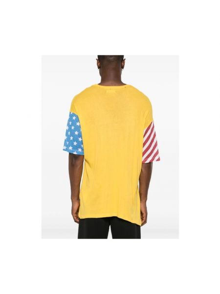 Camiseta con estampado de estrellas Erl amarillo