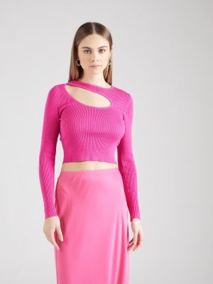 Пуловер slim Only розово