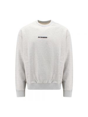 Sweatshirt mit rundem ausschnitt Jil Sander grau