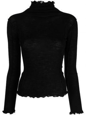 Вълнен пуловер Baserange черно