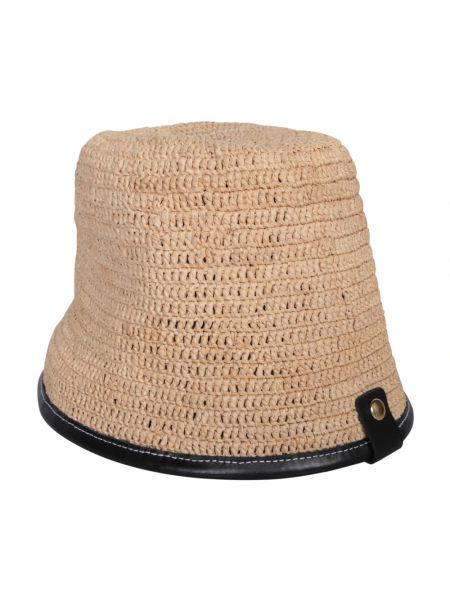 Sombrero de cuero Jacquemus negro