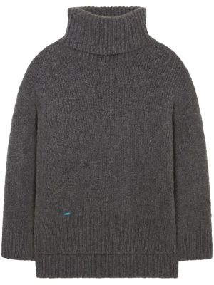Kašmírový hedvábný svetr Alanui šedý
