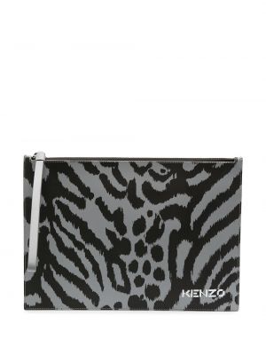 Kenzo cartera con motivo de leopardo de Kenzo x Kansai Yamamoto - Gris