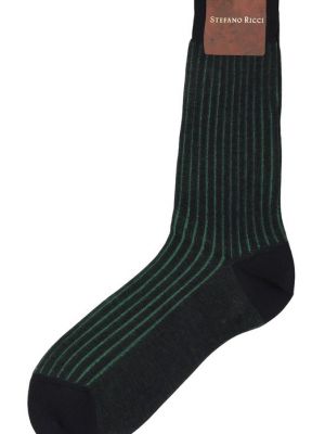Хлопковые носки Stefano Ricci зеленые
