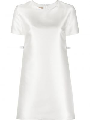 Сатенена мини рокля Blanca Vita бяло