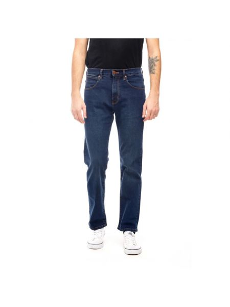 Niebieskie jeansy skinny slim fit Wrangler