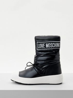 Дутики Love Moschino черные